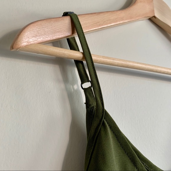 Green button up tank - Picture 3 of 6